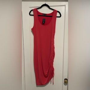 Women's Sleeveless Side Ruched Dress
